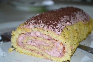 Glutenfri hindbærroualde opskrift glutenfri hindbærroulade